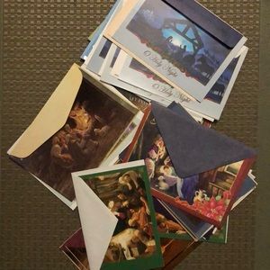 25 Nativity Scene Christmas cards